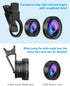 Olipiter 0.45X 12.5X 2-in-1 Phone Camera Lens Kit, Upgraded Super Wide Angle Lens, Macro Lens for iPhone, Professional