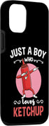 Hiking Lover Design 12/12 Just A Boy Who Loves Ketchup Case for iPhone Pro