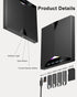 Alphami 7-in-1 2 3.0 External CD/DVD Drive for Laptop, External DVD Drive with USB Ports, External DVD Burner