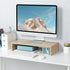 20 Inch Cozy TEAMIX Wood Monitor Stand Riser, Wooden Desktop Stand for PC/TV/Laptop/Printer, Monitor Riser