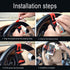 HAOBO Car Steering Wheel Phone Mount, Portable Electronic Device Holder, Compatible with iPhone and Samsung