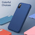 JETech Silicone Case for iPhone X, iPhone Xs, 5.8-Inch, Silky-Soft Touch Full-Body Protective Case, Shockproof Cover