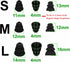 BLLQ 12 12 (431B) Earbuds Tips Pairs Replacement Triple Flange Conical EarTips Earbuds Eartips for Most in-Ear