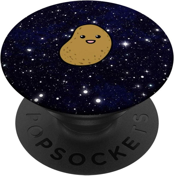Potato Galaxy Art Graphic PopSockets PopGrip: Swappable Grip for Phones & Tablets