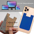 Adhesive Phone Wallet Card Holder for Phone Case, Silicone Credit Card Pocket for iPhone and Android Phones
