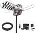 BEFORE 2026 Digital HD TV Antenna Outdoor,150+Mile Motorized 360 Degree Rotation,33FT RG6 Coax