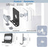 Shower Phone Holder with 2PCS Adhesive Stickers, Wall Mount Stand for Bathroom, Kitchen, Compatible with Smartphone