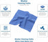 6 6"x 7" Inch Mcsher Microfiber Cleaning Cloths - Pcak, Blue