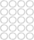 Briny River 20pcs Remote Control Car Gear Hub Stainless Steel Shim ARA709064 Compatible with