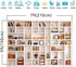CGXINS 7x5ft White Bookshelf Office Backdrop Photo Backdrop Video Conference Zoom Backdrop Home Office Decoration