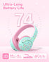 BTH27 2+ 75/80dBA 74H 5.4, iClever Toddler Headphones for Year Old-CPC Certified, Safe Volume Limited, Playtime