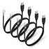 4Pcs USB 2.0 Male Plug 4pin Bare Wire Power Data Cable for USB Equipment Installed or Replacement