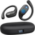 True Open Ear Headphones, Bluetooth 5.3 Sports Headphones with Smart Digital Display, 36H Playtime