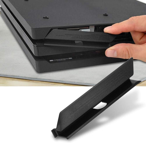 Socobeta Hard Drive Cover for PS4 - Black Plastic HDD Slot Cover Door Flap for PS4 Pro Console