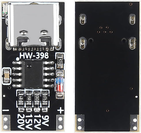 JUZITAO 4PCS 12V USB-C PD Trigger Board Module PD/QC Decoy Board Fast Charge USB Type-c to High Speed Charger Power