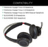 Replacement Ear Pads Cushion - For Plantronics Voyager Focus 1/2 UC, Voyager Focus B825 Headset Ear Covers, Ear