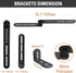 Mounting Dream Soundbar Bracket for TVs with Protruded Bottom, Holds Up to 15 lbs
