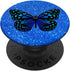 Blue Butterfly PopSocket, Blue PopSockets Standard PopGrip