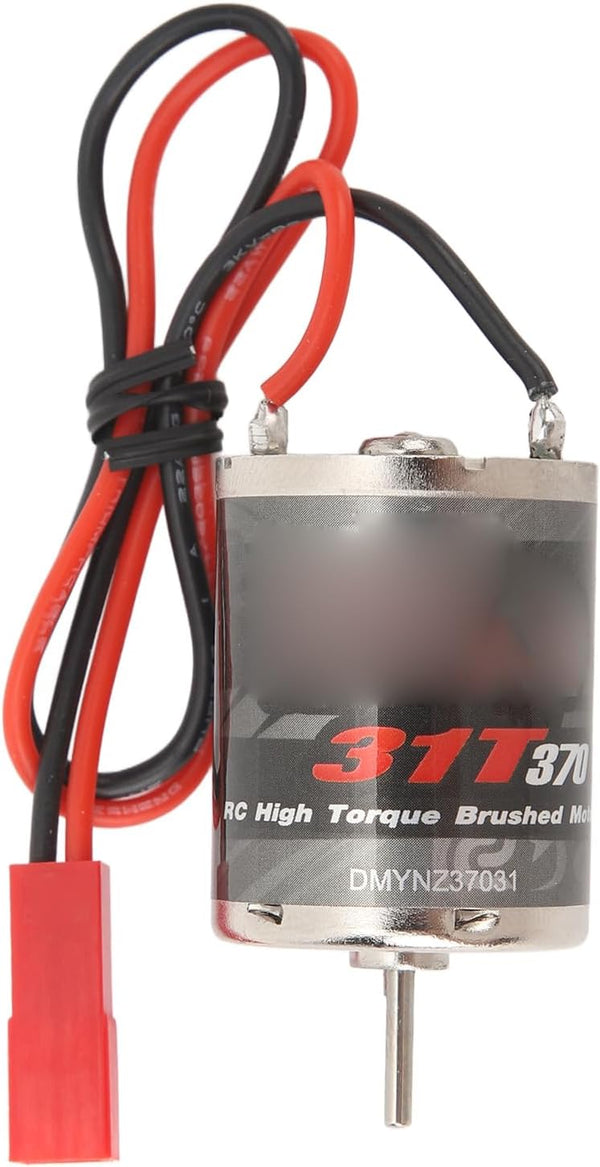 RiToEasysports Stainless Steel RC Motor,370 31T High Torque Low Noise Motor for Remote