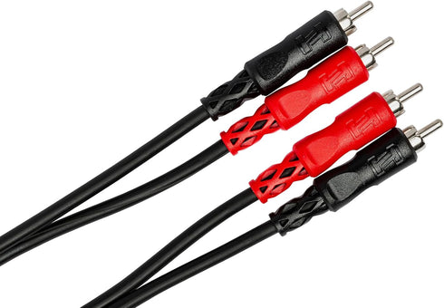 Hosa CRA-204 13 Feet Stereo Interconnect, Dual RCA to Same