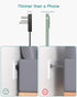 Flat Wall Plug Extension Cord - Surge Protector Power Strip with 12 Outlets, 5ft Desk Charging Station for Home Office