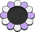 metisinno Magnetic Base Compatible with PopSocket Phone Grips and iPhone MagSafe Cases, Purple & White Sunflower Pattern