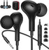 Wired Earbuds with Microphone, Noise Canceling 3.5mm Headphones for School Students, In-Ear Headset for iPhone,