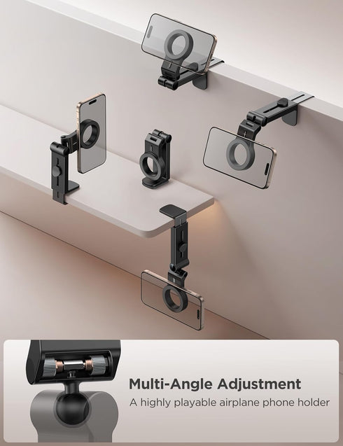 JOYROOM for Magsafe Airplane Phone Holder, Hands-Free Plane Phone Holder for iPhone 15 Pro Max