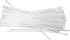 100 Natural Clear Cable Zip Ties - HEAVY DUTY, Premium Grade, UV Weather Resistant, 14 Inch Length, 75 lbs TENSILE