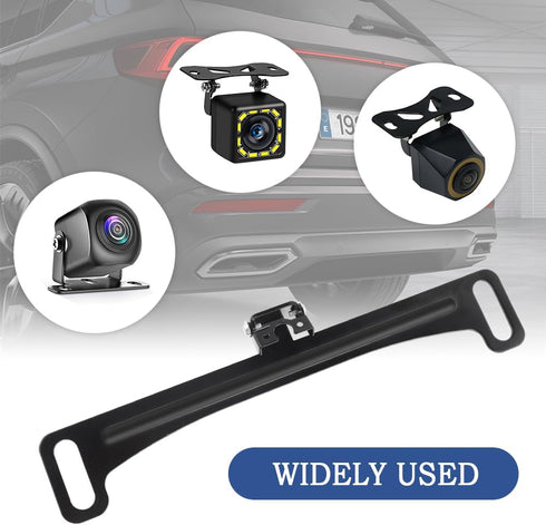 IHOTDER Universal Back Up Camera License Plate Mount,Dash Cam Rearview Camera Mount Kit,Car License Plate Camera