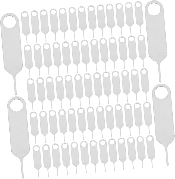 NUOBESTY 500pcs Stainless Steel Sim Card Ejector Pin Tool Compact and Removal