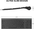 iClever BK10 Bluetooth Keyboard, Wireless Rechargeable Bluetooth 5.1 Multi Device Keyboard with Number Pad