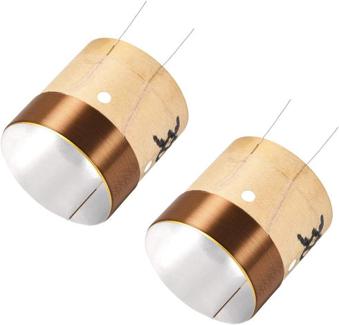 uxcell 2pcs 38.5mm Woofer Voice Coil, 1.5" Round Copper Wire Bass Speaker Replacement