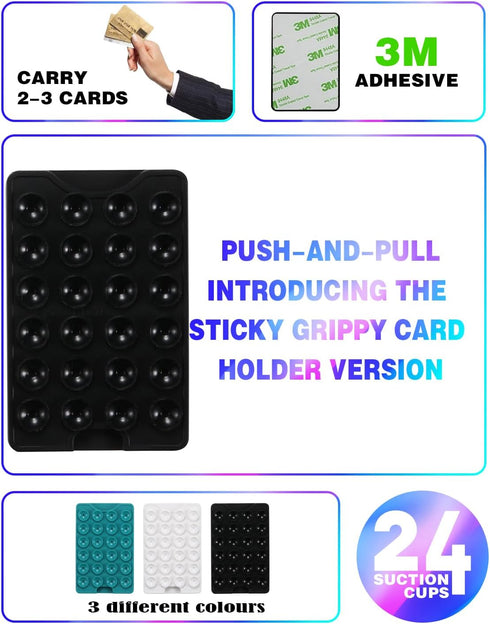 BIAJIYA Silicone Suction Phone Case, Anti-Slip Hands-Free Mobile Accessory Holder for Selfies and Tiktok Videos for All