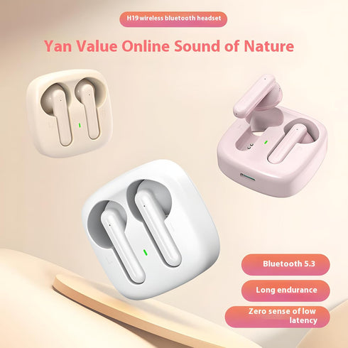 2025 5.3 20 IP7 Wireless Earbuds, Bluetooth Headphones HiFi Stereo Headphone with Hours of Playback Life in-Ear