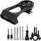 Thinvik Bike Computer Mount for Garmin Edge, Gopro Combo Mount, Compatible with All Garmin Series GPS - CNC Aluminum