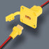 CERRXIAN 3.2FT 12AWG XT60 Male Bare Wire with Mount Panel for RC Lipo Battery FPV Drone