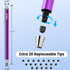 MEKO Stylus Pens for Touchscreens, 10 Pack Thin Rubber Tip Stylus with 20 Pcs Replacement Tips for iPad, iPhone,