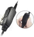 1-Wire FBI Security Acoustic Clear Tube Earpiece Headset with PTT Mic for Motorola Two-Way Radios PMLN7157A, SL300,