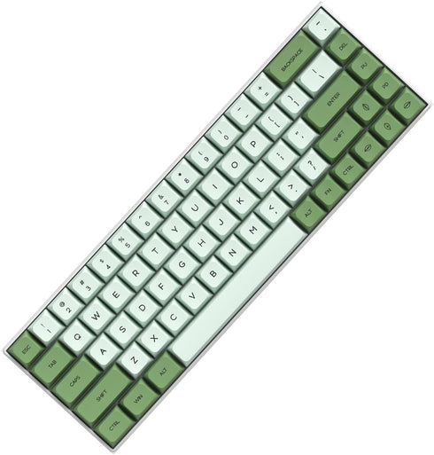 Matcha Keycaps PBT Dye-Sublimation XDA Profile Custom Keycaps for 60 Percent ANSI US Layout Mechanical Keyboard