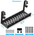 No Drilling Under Desk Cable Management, Metal Cable Management Tray with Clamp, Retractable Power Strip Holder