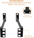 Server Rack Depth Extender - 1U - 6inch TAA Compliant Rack Mount Adapter Kit