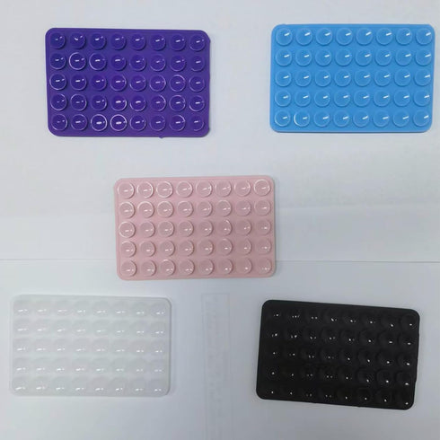 Generic 2 Sets, Mobile Phone Suction Cup Silicone Exquisite Double-Sided Type, Hands-Free Mobile Phone Accessories
