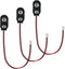 SDTC Tech 3 Pack 9V Battery Snap to 2-Pin PH2.0 Connector Cable, 15cm