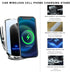 MUQIDA 15W 360 Wireless Car Charger, Fast Charging Air Vent Mount Auto-Clamping Phone Holder, Automotive Electric