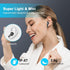 Wireless Earbud Bluetooth Headphones 5.3 - Stereo Bass Earphones 2023 Noise Cancelling, IP7 Waterproof