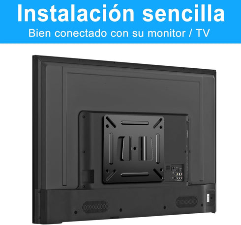 TETVIK 14-24 100x100mm 30lbs 15 19 20 22 23 Inch Monitor Wall Mount Most TVs Computer Universal Low Profile RV TV Wall