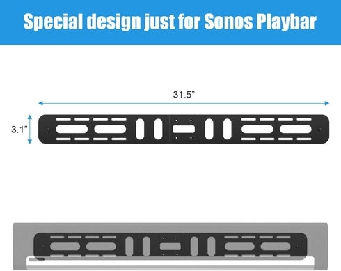 Wall Mount for Sonos Playbar, Mounting Bracket Compatible with Sonos Playbar Soundbar
