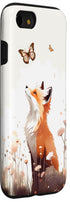 iPhone SE (2020) / 7 / 8 Case, Fox Butterfly Forest Animal