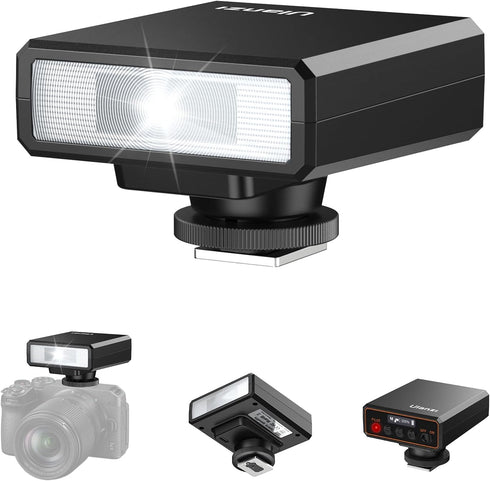 ULANZI F12 Mini Flash, GN12/CCT 5600K Camera Speedlite Flash for Canon Fuji Sony